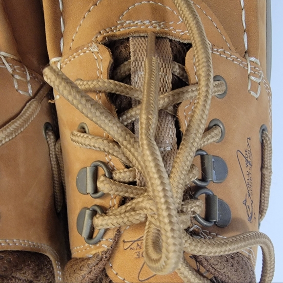 World Wide Sportsman Blue Water Oxford Tan Shoes Mens Size 8 - Picture 4 of 14